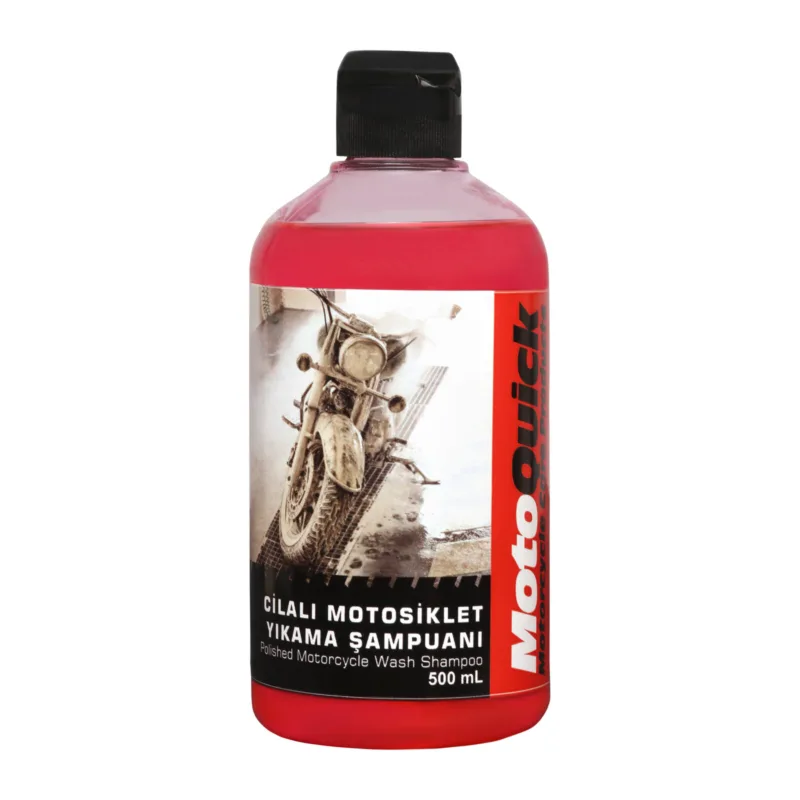 Cilalı Motosiklet Yıkama Şampuanı 500 ml · MotoQuick